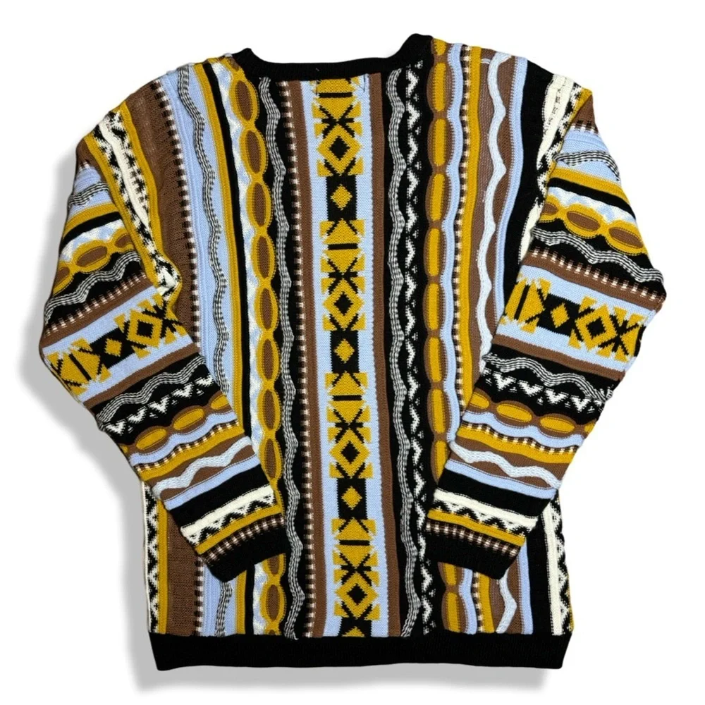 Multicolor 3D Knit Sweater - Picture 2 of 4